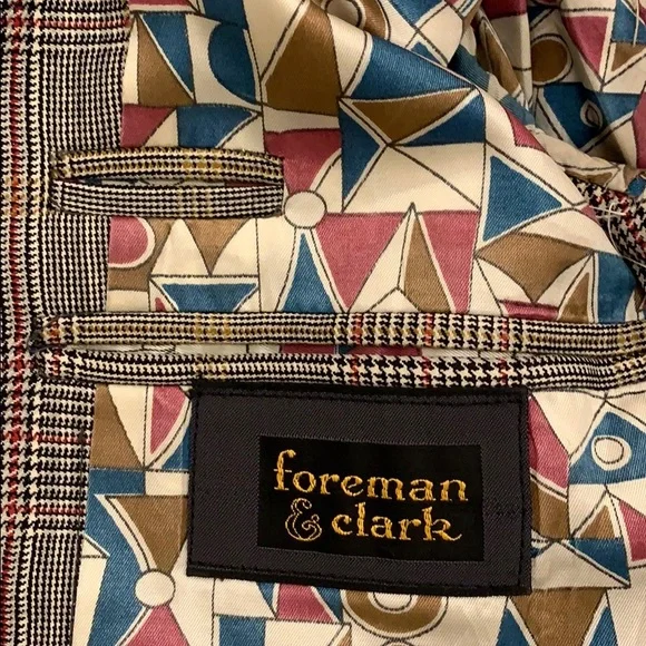 Vintage Foreman & Clark Crop Cinched Jacket S - Picture 6 of 12